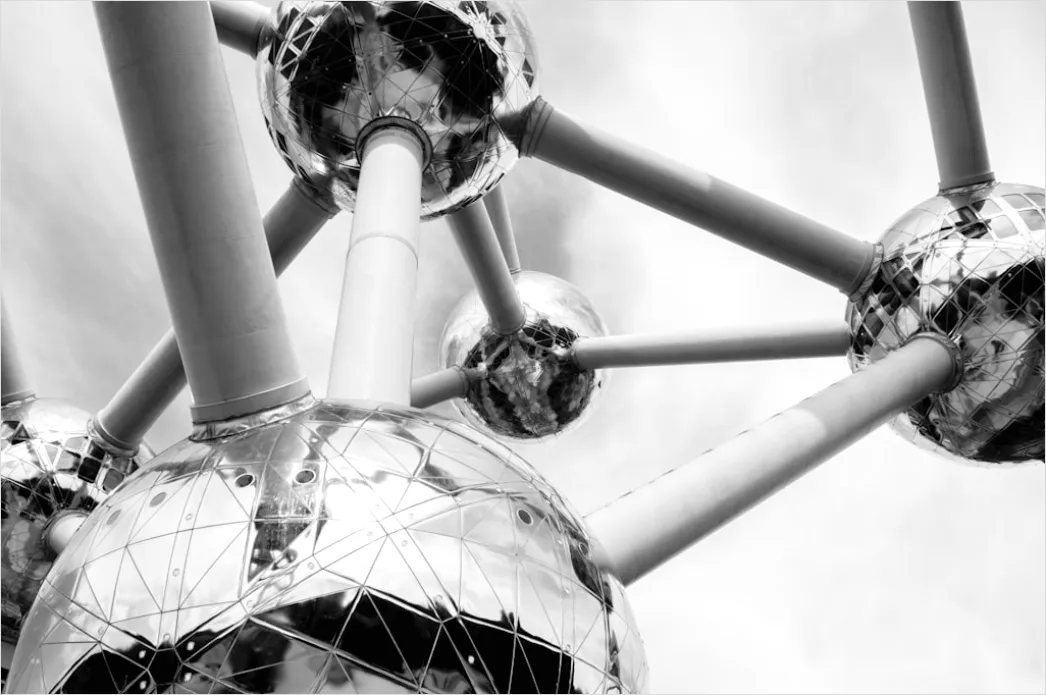 Atomstruktur Abstraktes Wissenschaftsbild Foto 4ca6