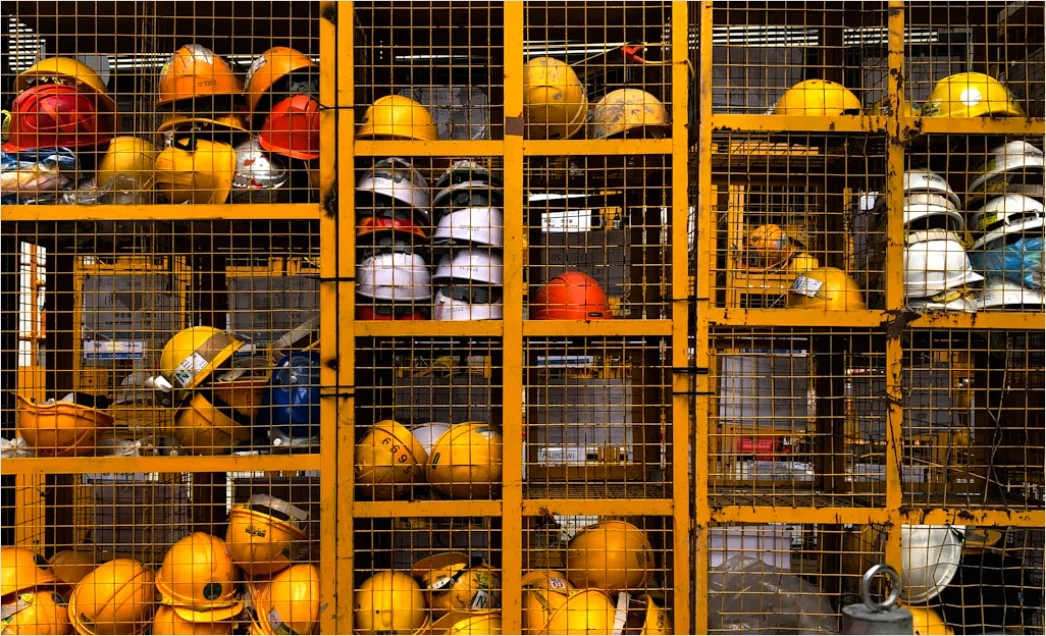 Baustelle Ausbildung Helmet Schutzkleidung Foto D09c