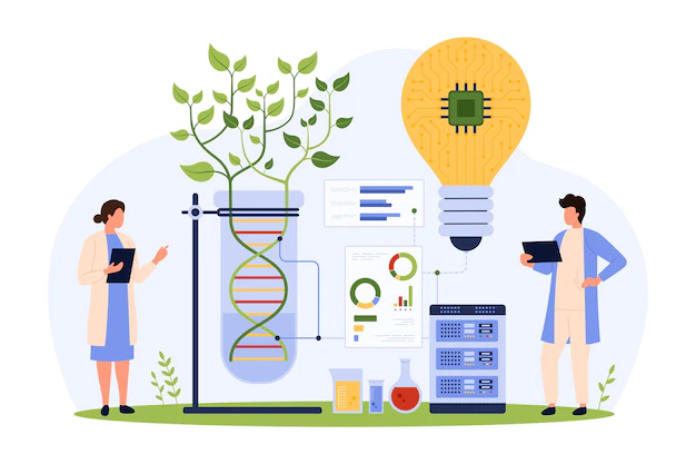 Biotechnologie Forschung Mit Zellproben Foto 54c4
