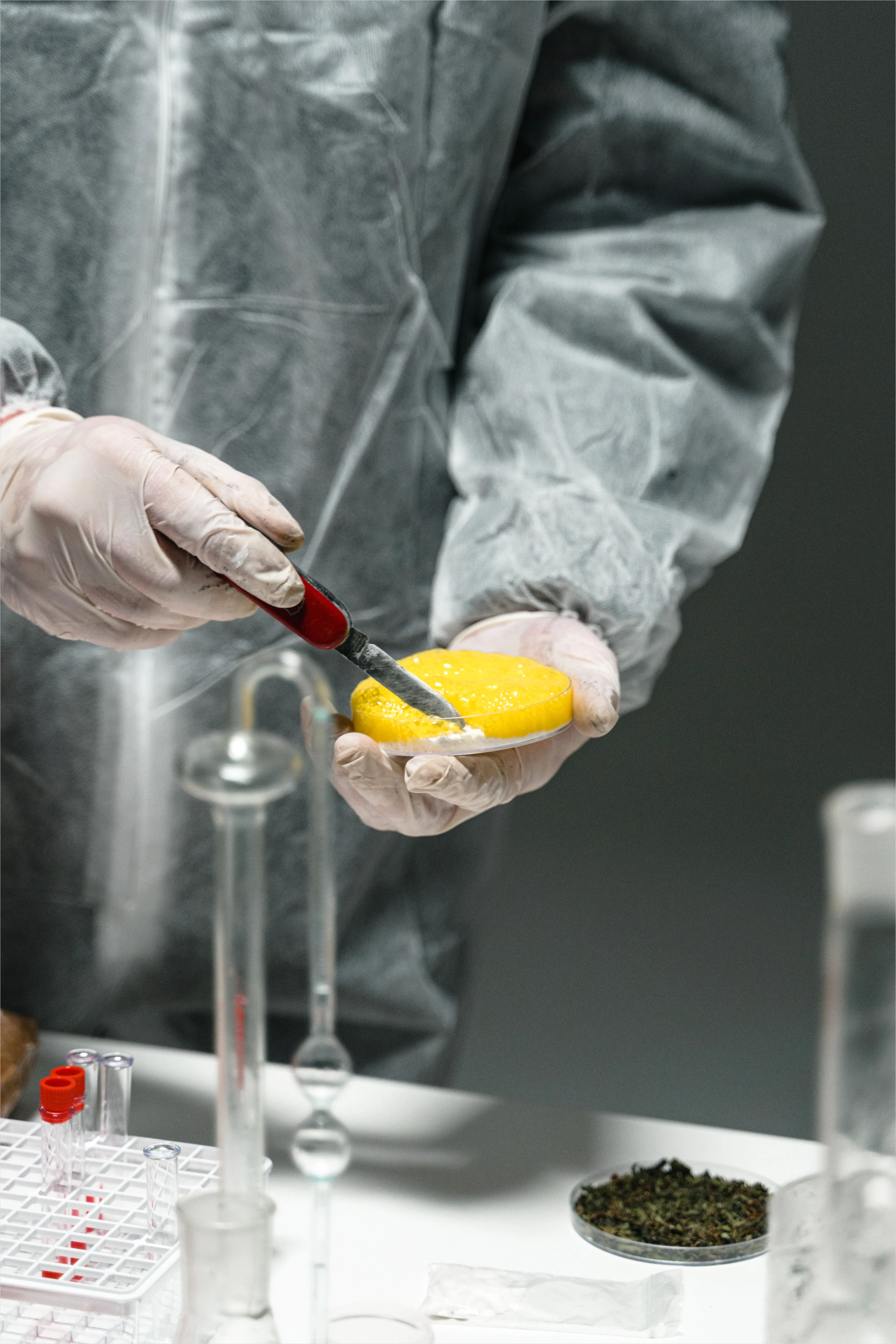 Chemische Analyse Mit Becherglas Foto 9b2c