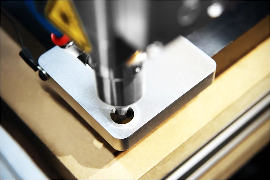 Cnc Drehen Von Metall Bauteilen Foto D40f