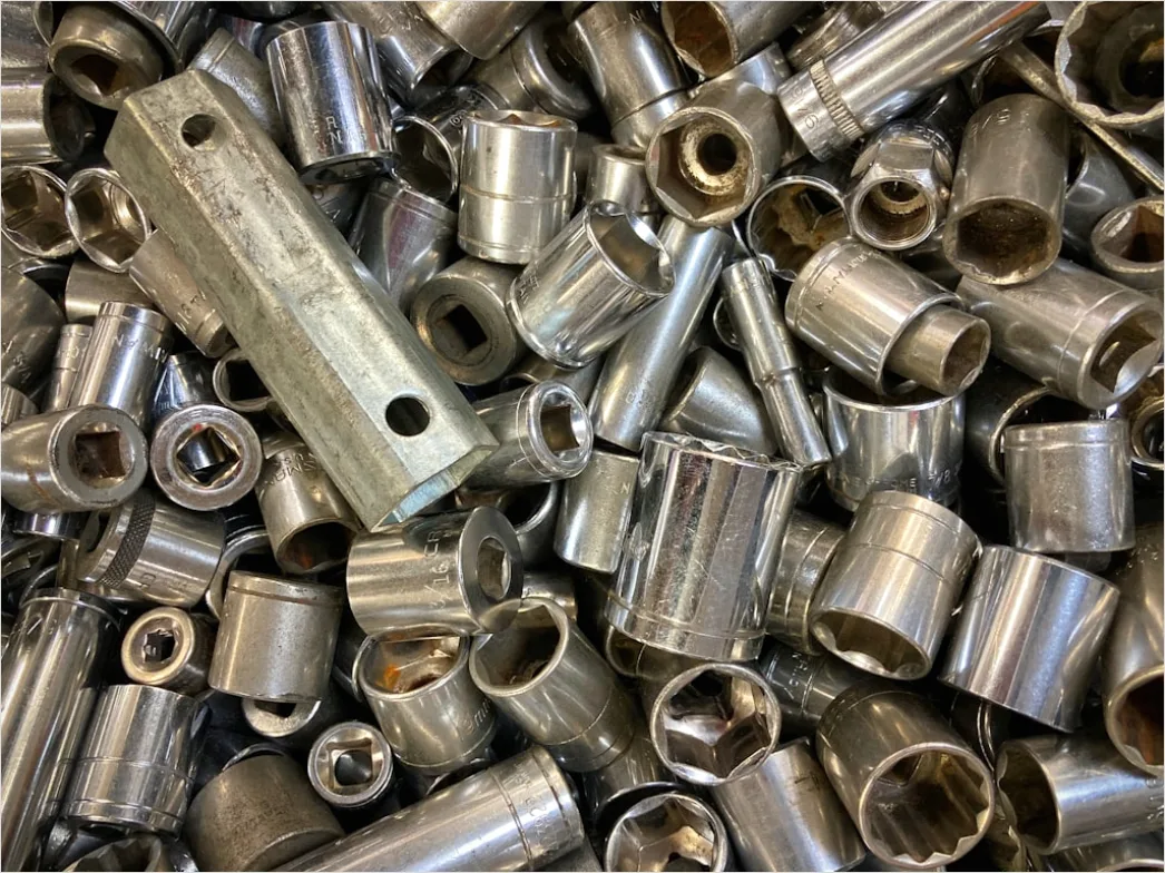 Cnc Fraesen Von Metallteilen Foto 155b