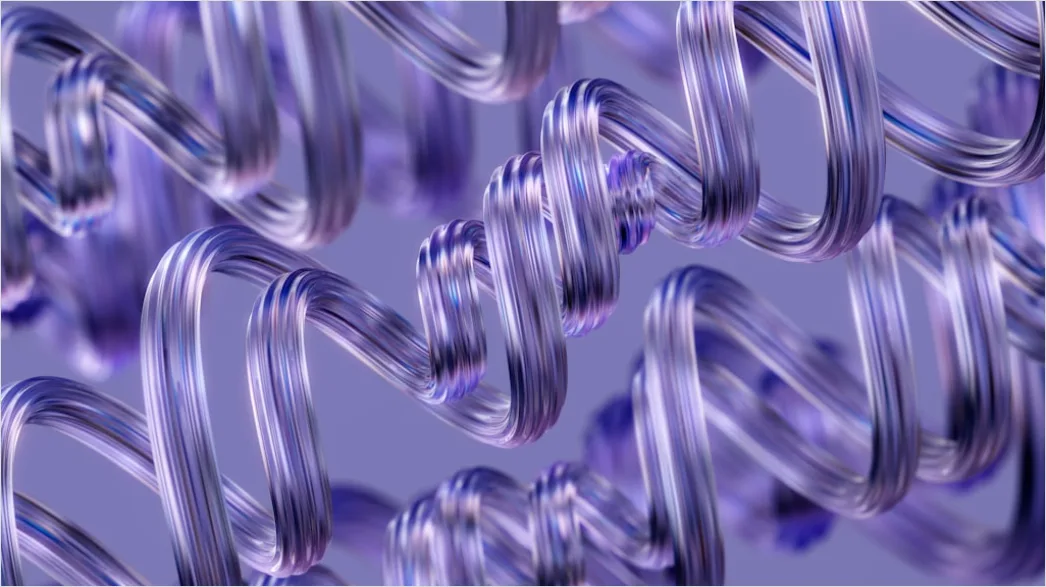 Detail Dna Struktur Blau Abstrakte Illustration Number 6
