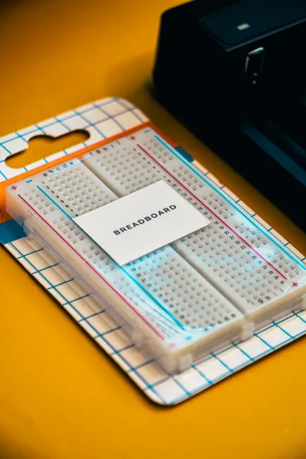 Elektronik Kit Breadboard Kabel Nahaufnahme Foto 8a6c