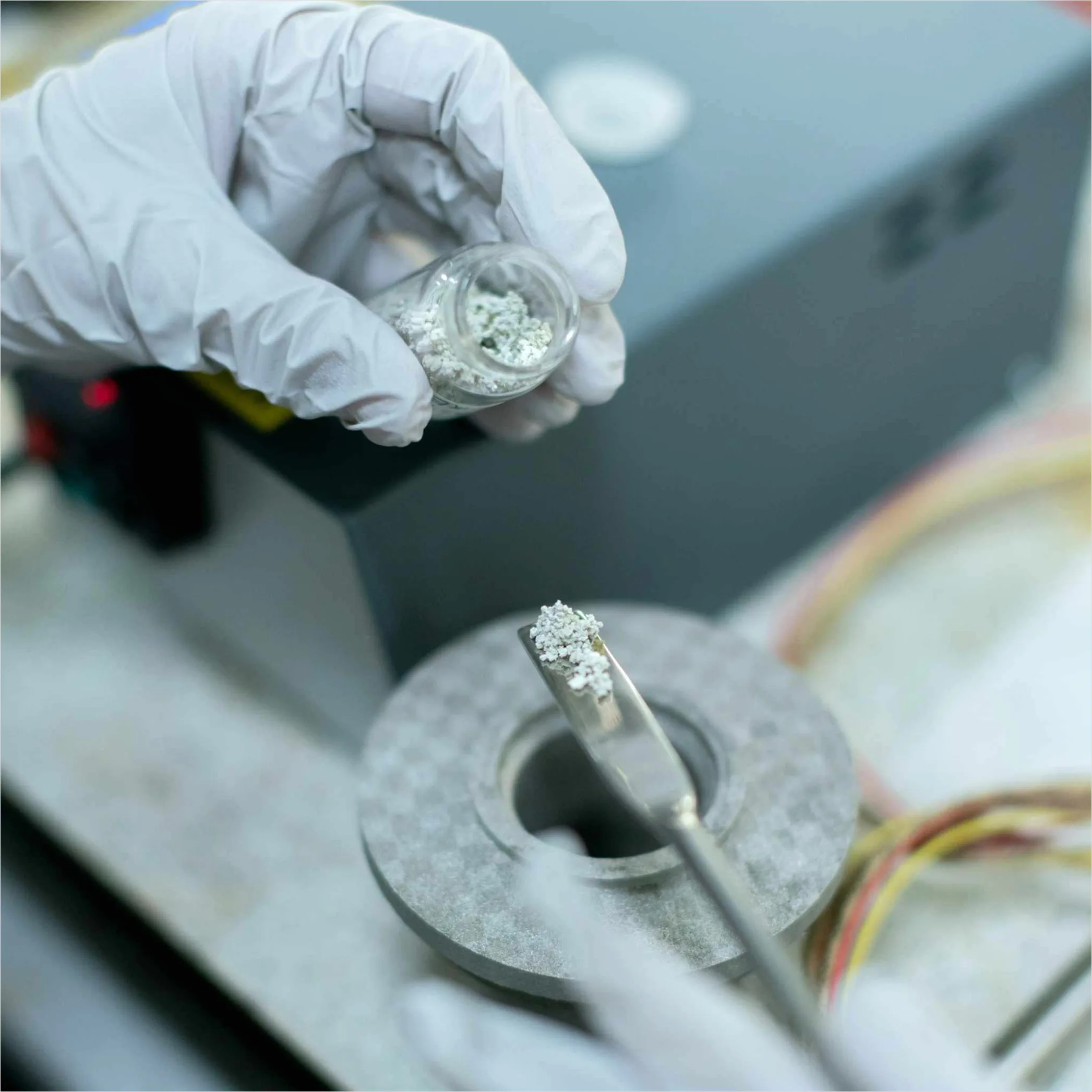 Forschung Zu Innovativen Werkstoffen Foto