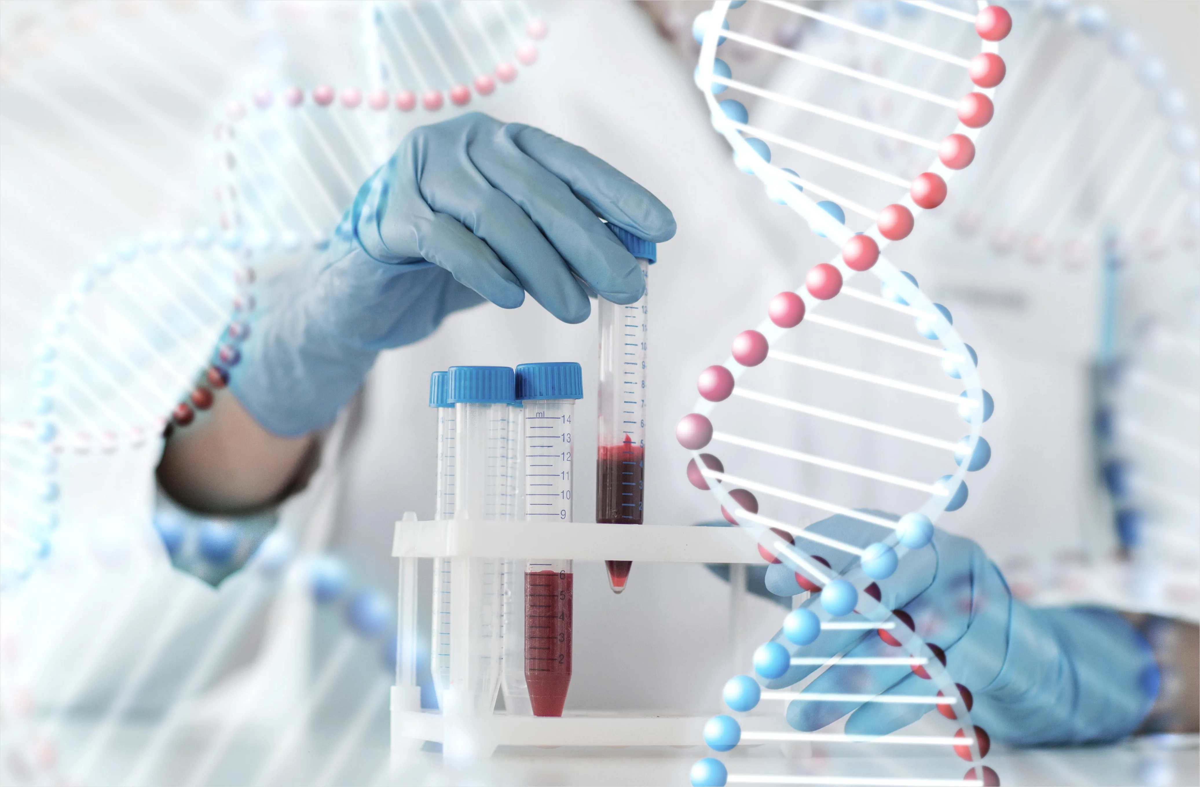 Genetische Forschung Im Labor Foto