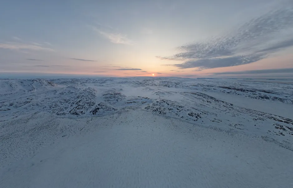 Klimaforschung In Arktischer Landschaft Foto