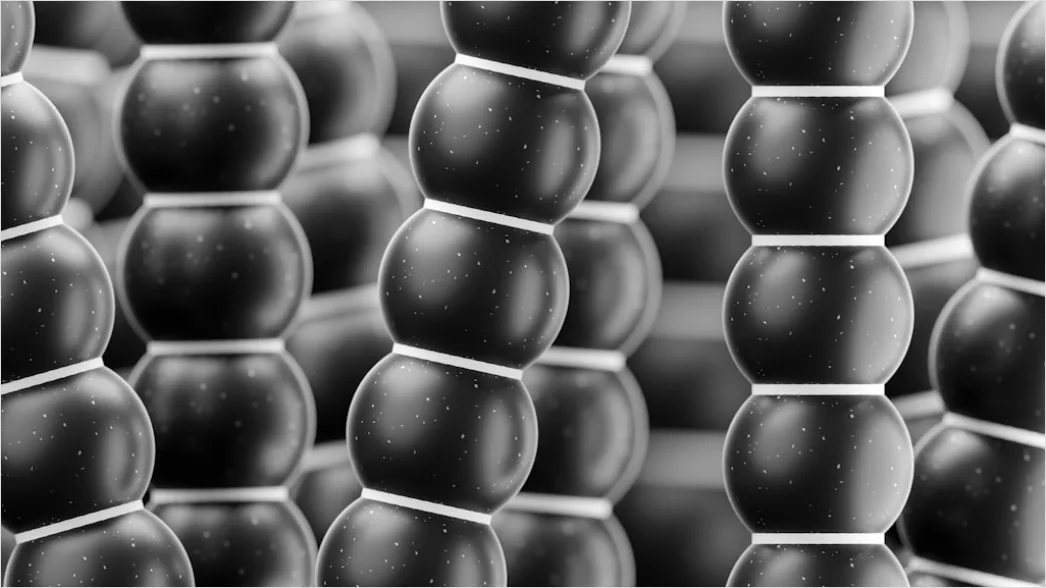 Kohlenstoff Nanoroehren Abstrakte Illustration Bild
