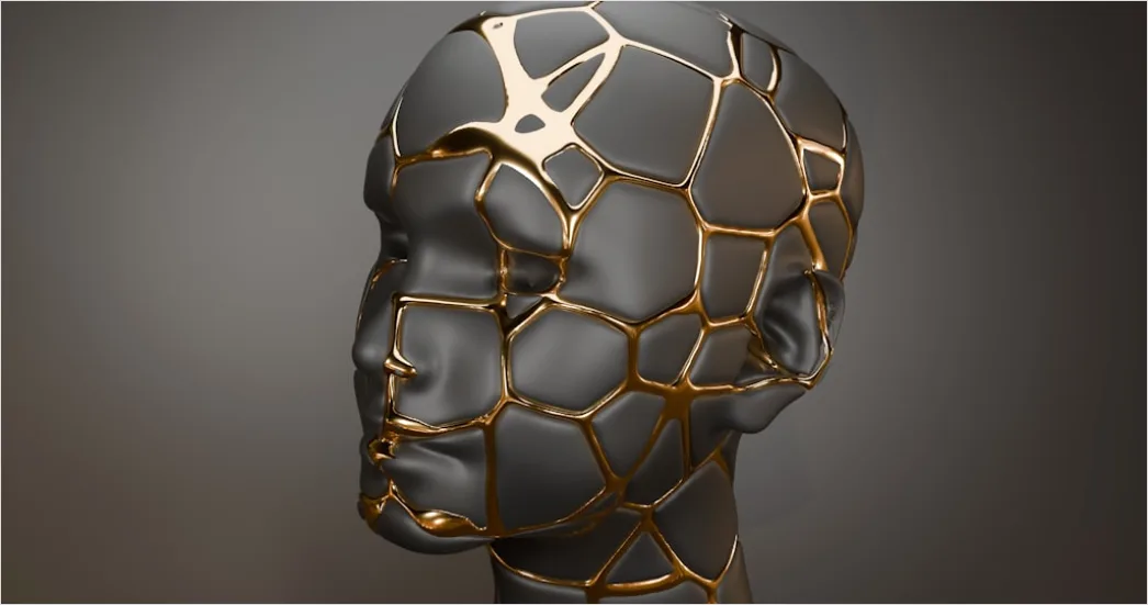 Menschliches Gehirn Mit Neuronennetz Bild 2841