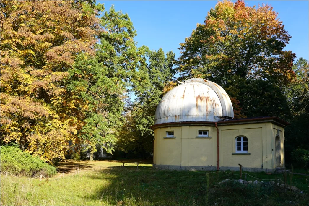 Milchstrasse Ueber Observatorium Nachtaufnahme Foto
