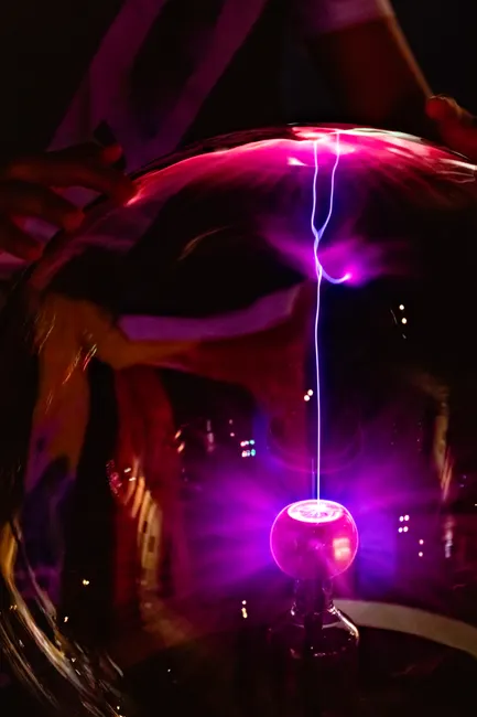 Plasma Experiment Im Wissenschaftlichen Labor Foto