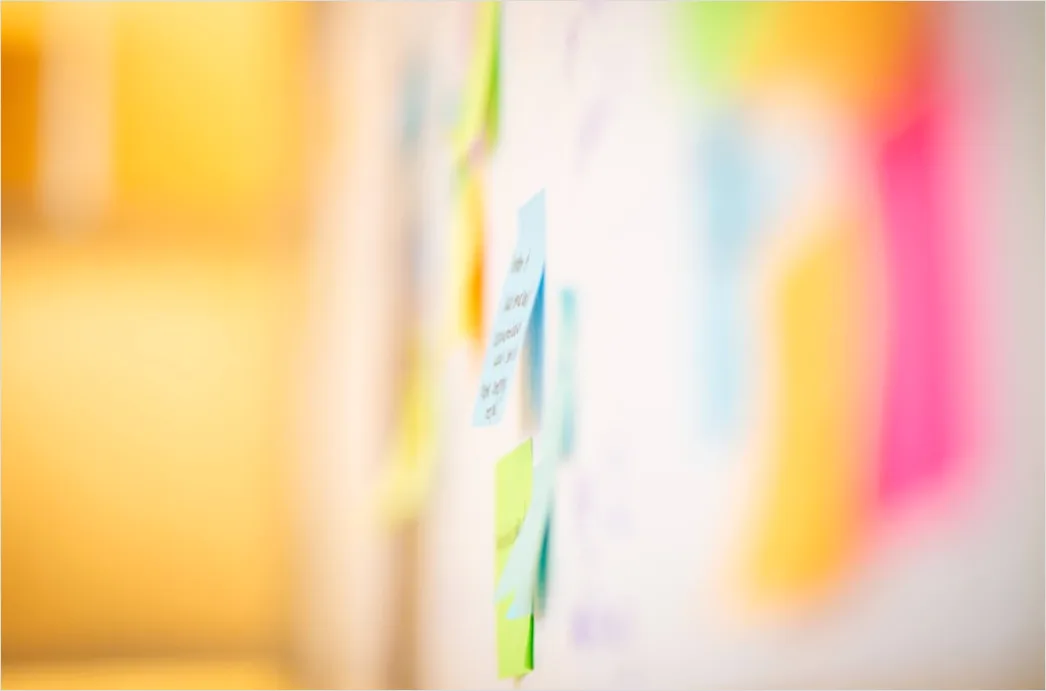 Post Its Am Monitor Lernplan Organisation Foto Afd1