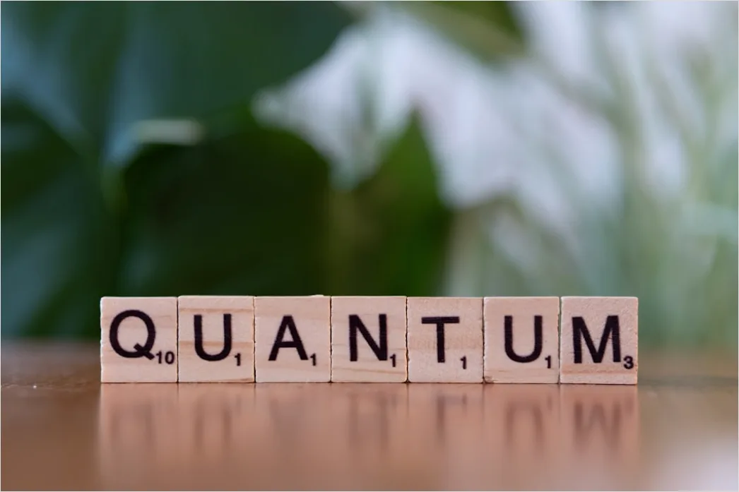 Quantenphysik Abstrakte Wissenschaftliche Illustration Bild