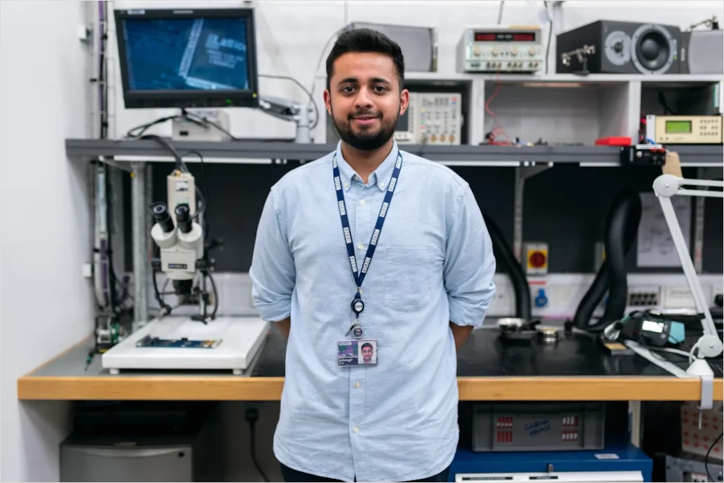 Reinraum Technologie Mit Wissenschaftler Foto