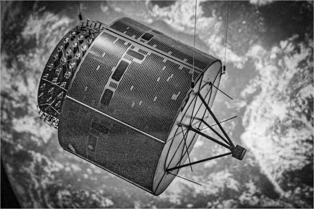 Detail Satellit Im Orbit Um Erde Foto Number 5