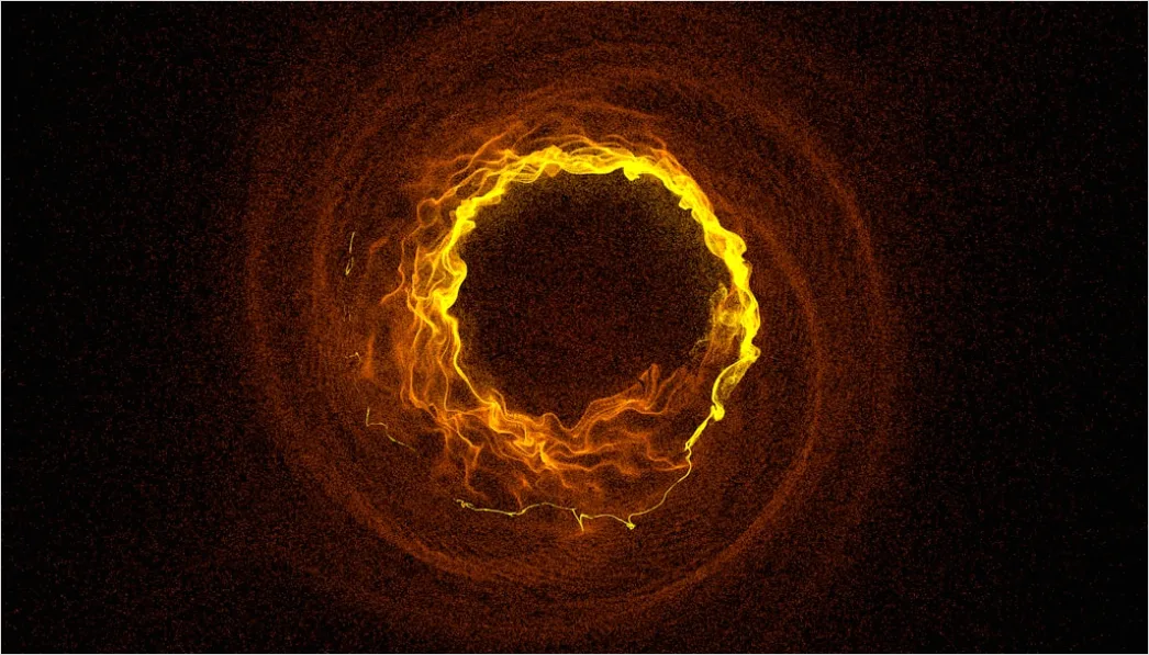 Detail Schwarzes Loch Wissenschaftliche Visualisierung Bild Number 19