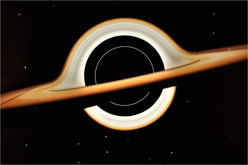 Detail Schwarzes Loch Wissenschaftliche Visualisierung Bild Number 3