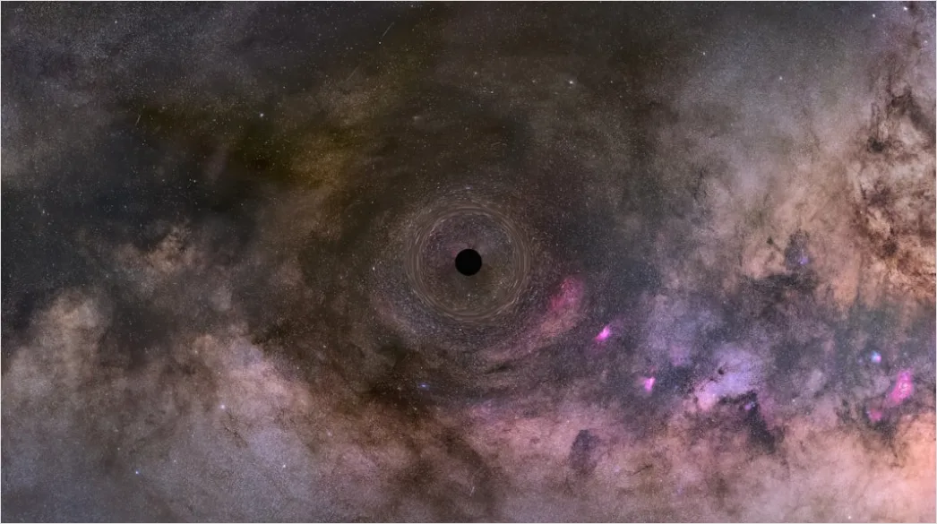 Detail Schwarzes Loch Wissenschaftliche Visualisierung Bild Number 4