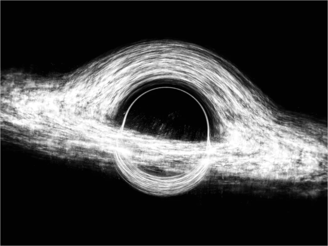 Detail Schwarzes Loch Wissenschaftliche Visualisierung Bild Number 5