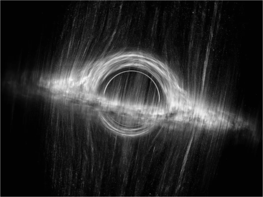 Detail Schwarzes Loch Wissenschaftliche Visualisierung Bild Number 7