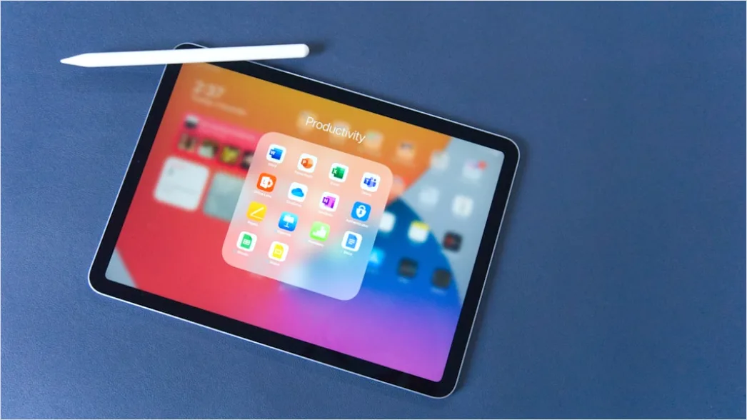 Tablet Mit Stylus Digitale Notizen Foto 1eae