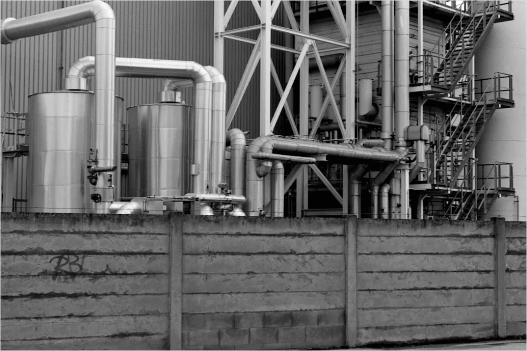 Detail Technische Anlage In Moderner Fabrik Foto Number 2