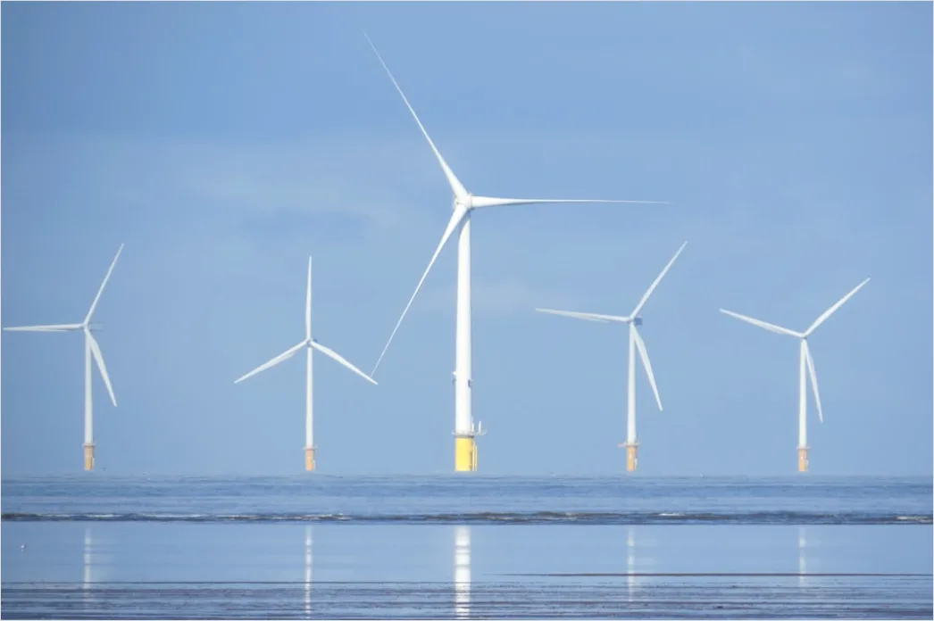 Windpark Daten Analyse Am Computer Foto 223b