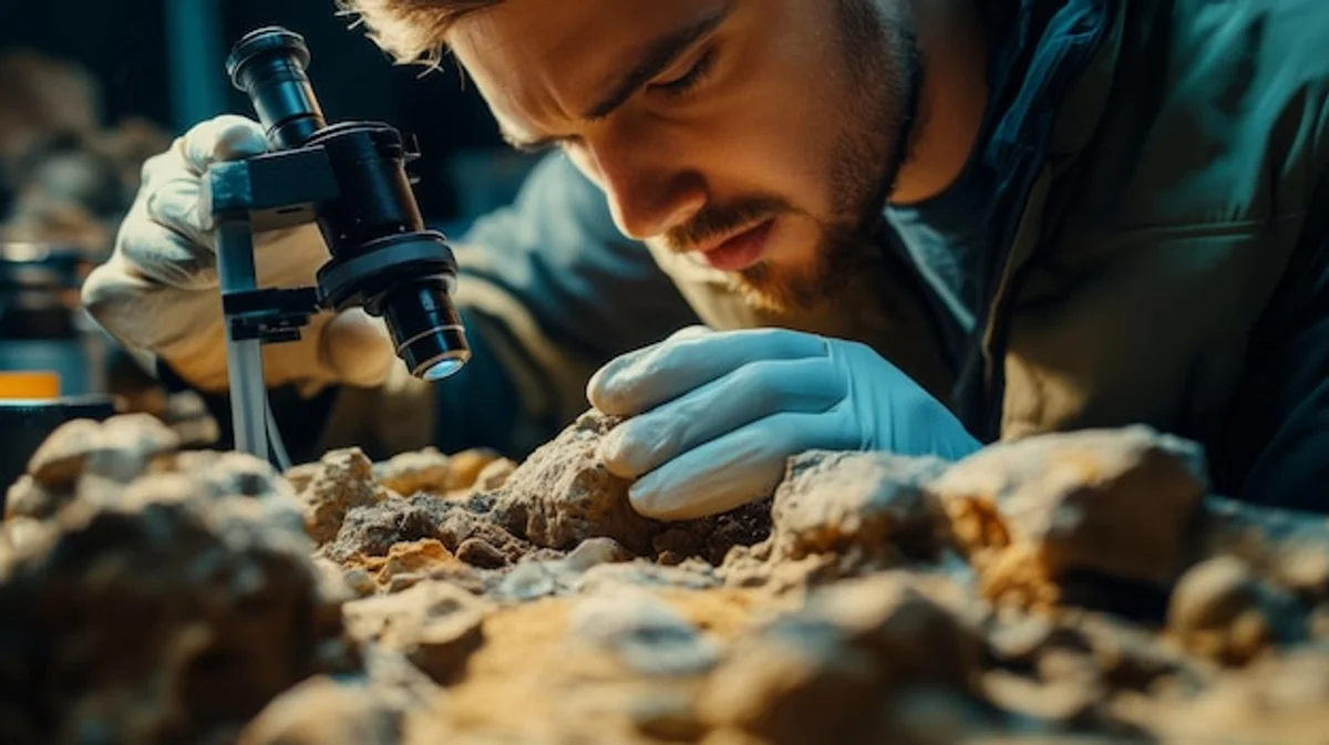Wissenschaftliche Analyse Von Artefakten Foto