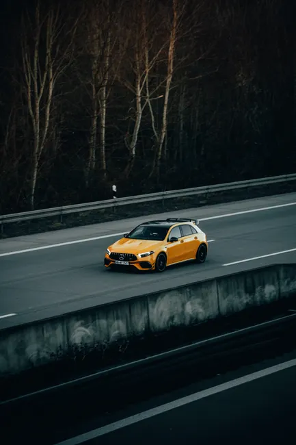 Detail Autobahn Im Winter Mit Auto Bild Number 6