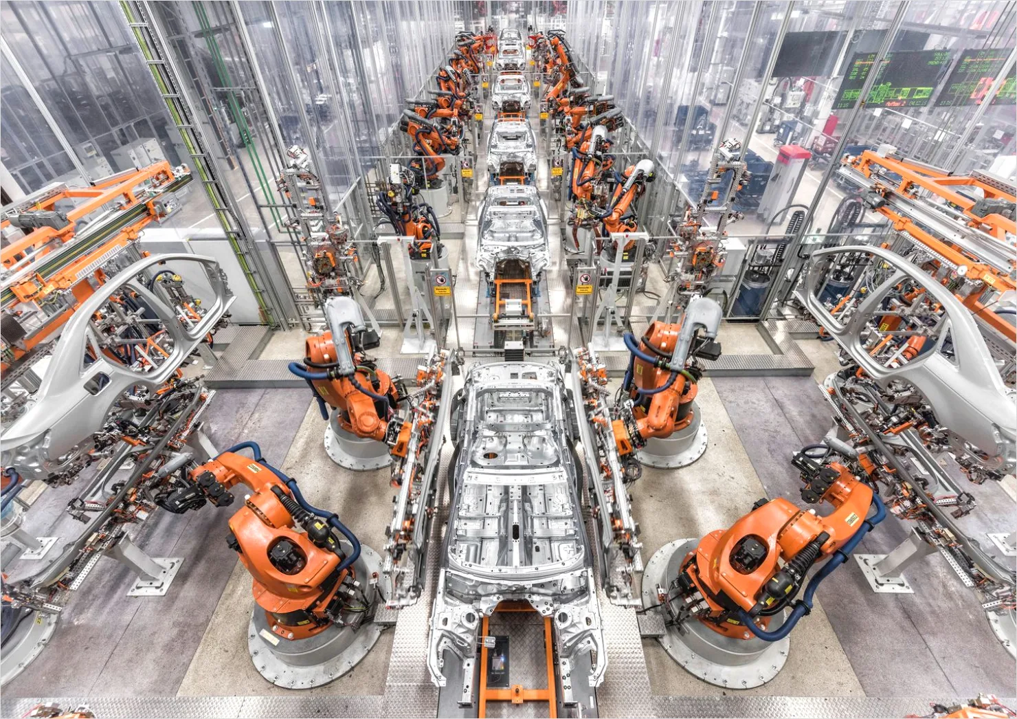 Automobilproduktion In Moderner Fabrik Foto D8d1