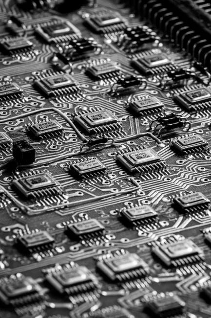 Detail Fertigung Von Computerchips Foto Number 4