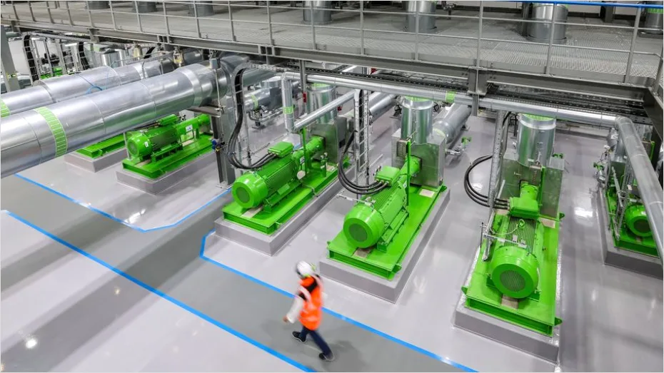 Industrielle Wasserstoffproduktion Foto