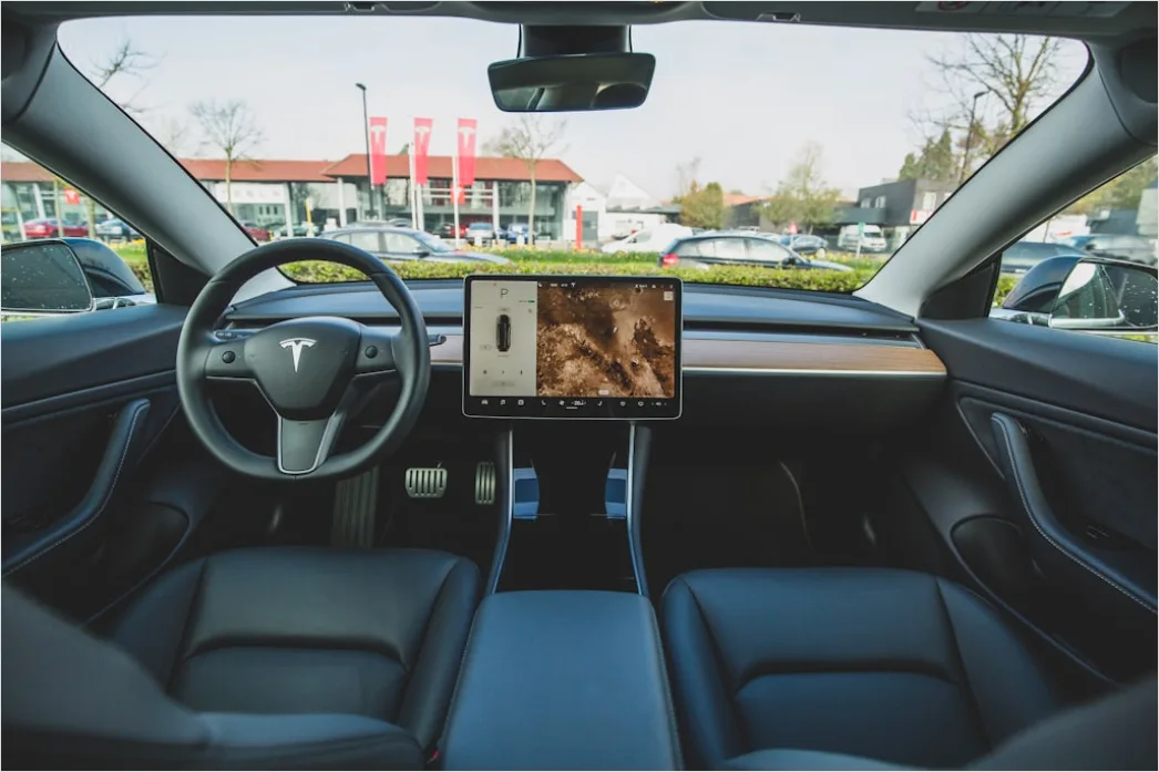 Innenraum Eines Elektroautos Foto 7b9f