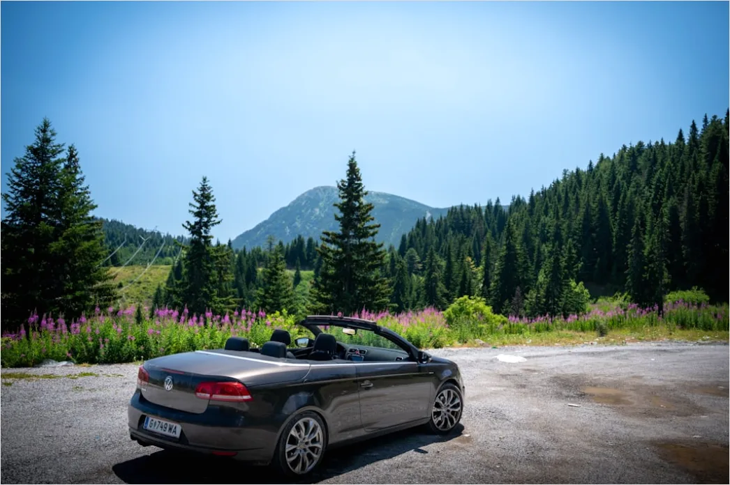 Klassisches Cabriolet Im Sommer Foto 96b3