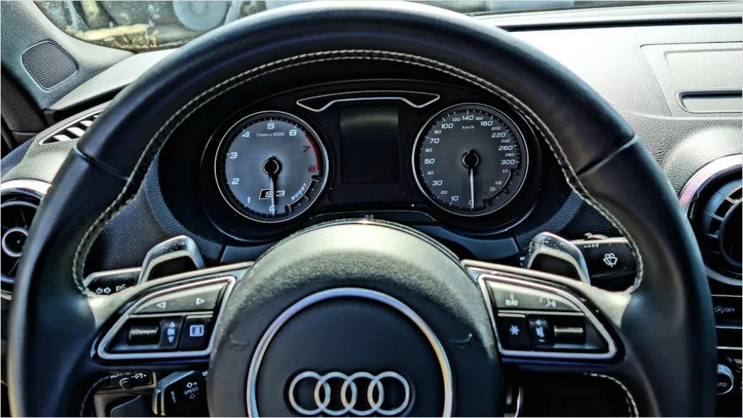 Detail Moderner Auto Innenraum Mit Lenkrad Foto Number 6