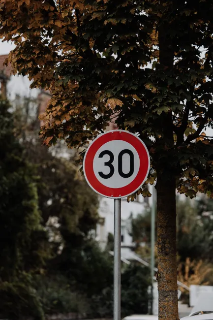 Detail Verkehrsschild Auf Deutscher Landstraße Bild Number 13