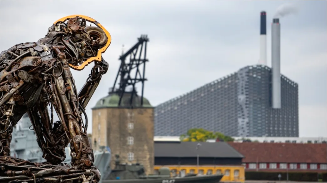 Wartung Von Robotern In Der Fabrik Foto 6667