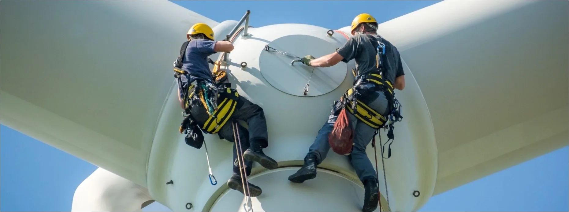 Windkraftanlagen Industrielle Wartung Foto