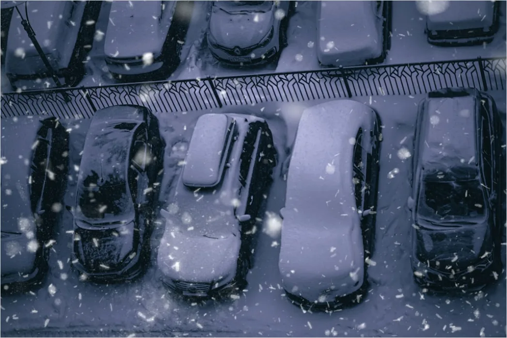 Winterreifen Am Auto Nahaufnahme Bild Edb0