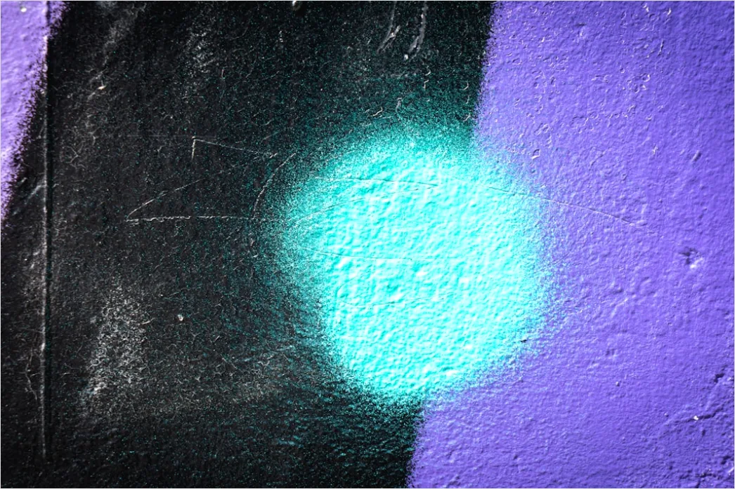 Abstrakte Lichtspuren In Blau Und Lila F00e