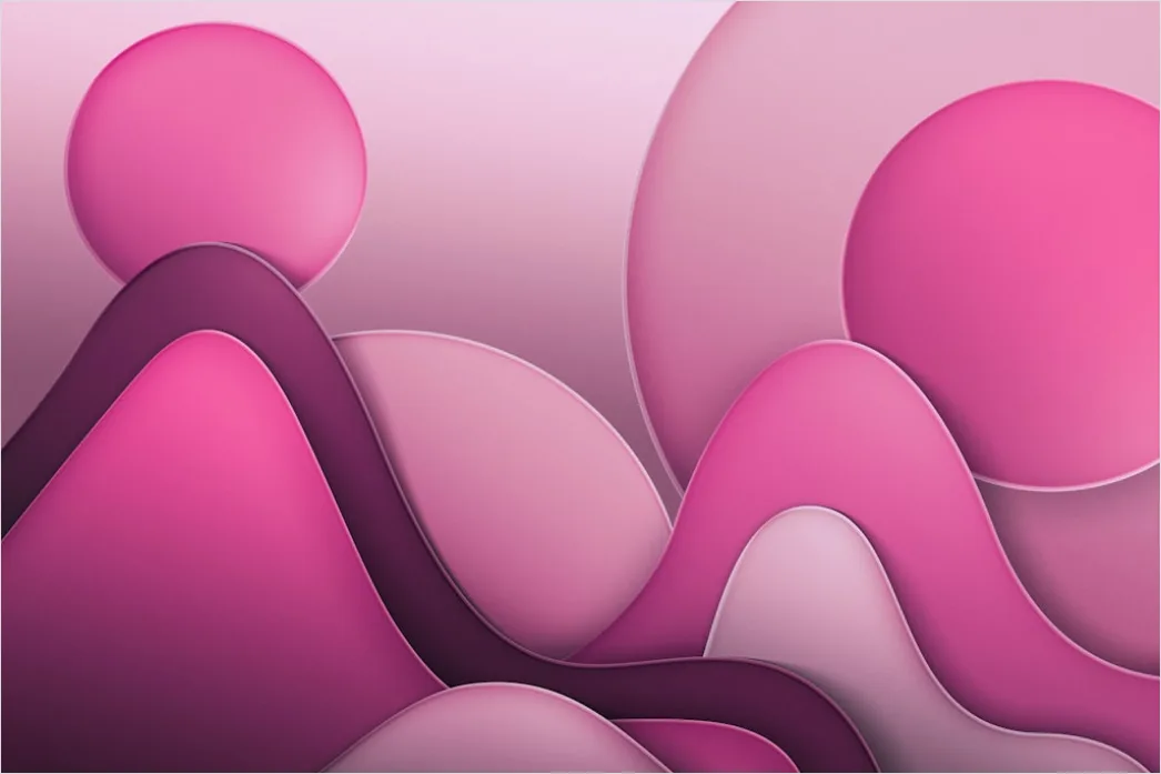 Detail Abstrakte Wellen In Lila Und Rosa Number 2