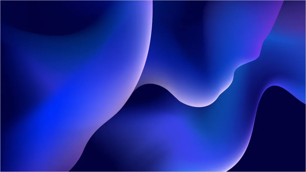 Abstrakter Blauer Hintergrund Mit Weichen Formen 760c