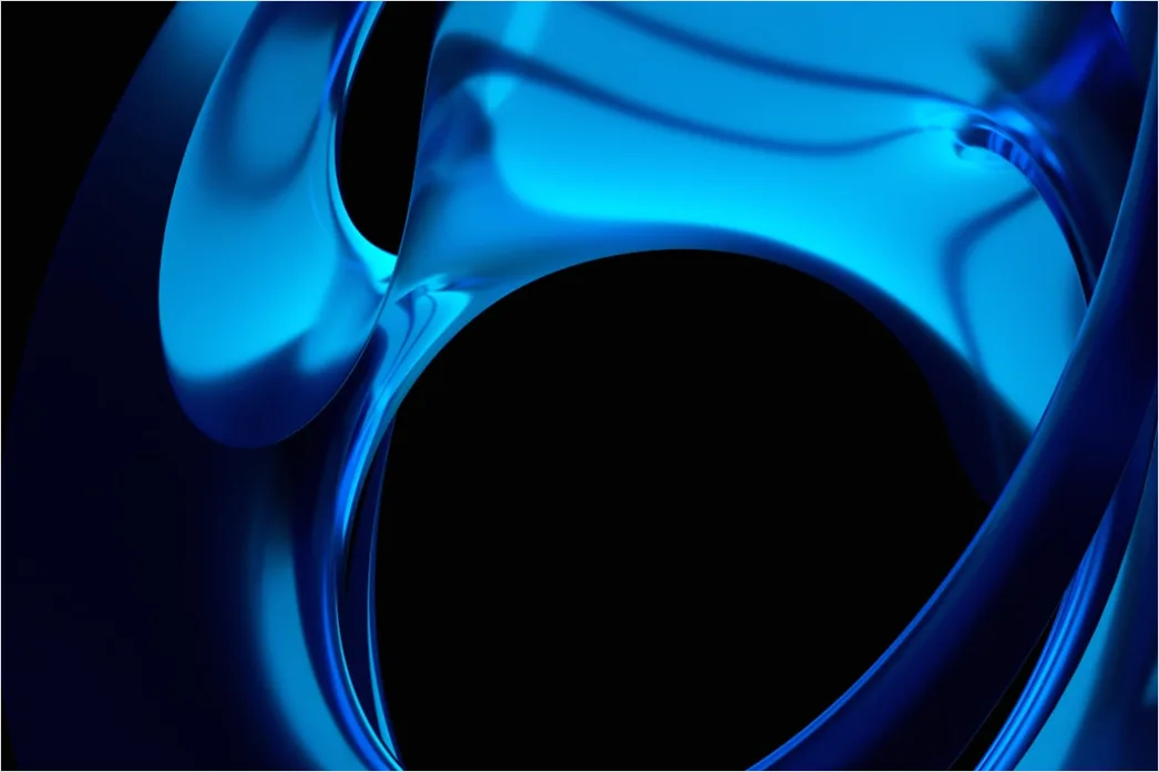 Detail Abstrakter Blauer Hintergrund Mit Weichen Formen Number 6
