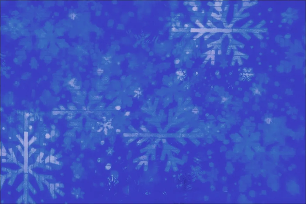 Blaue Bokeh Lichter Fuer Winter Hintergrund 5b30