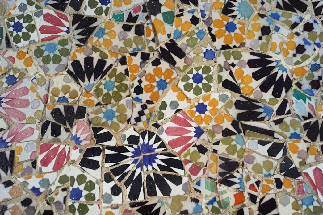 Detail Blumenmuster Mit Natürlichen Farben Number 14