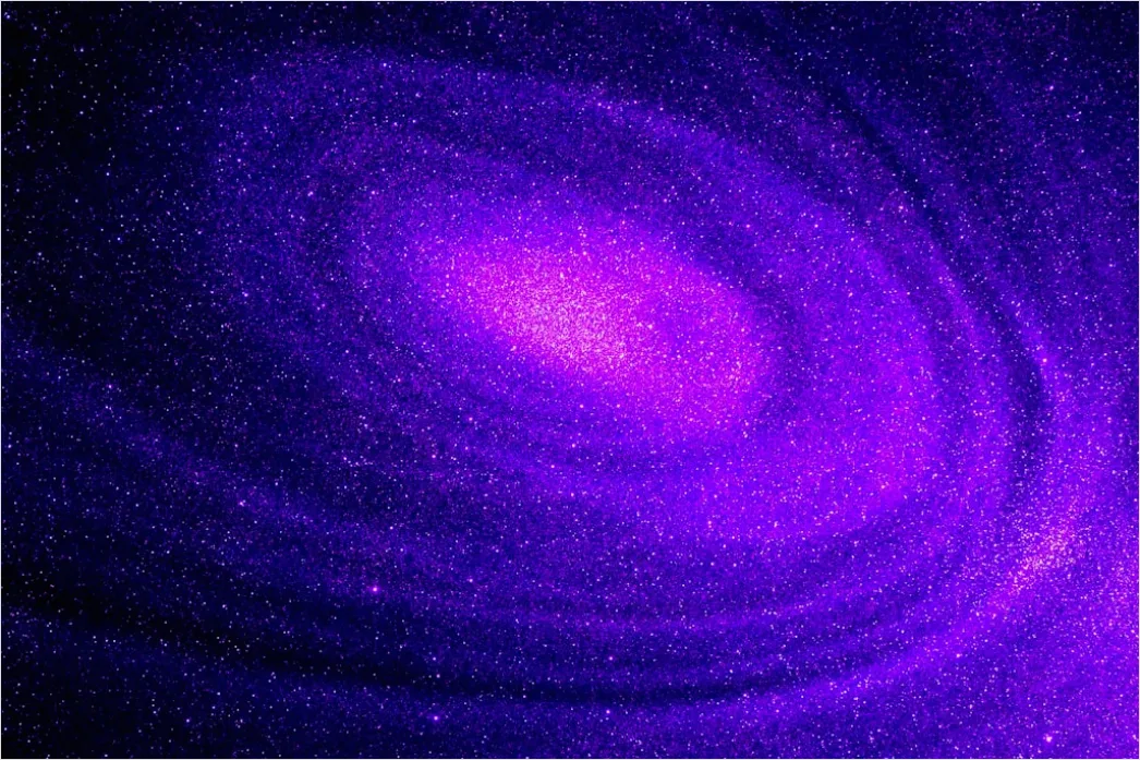 Galaxie Hintergrund In Blau Und Lila 8ea6