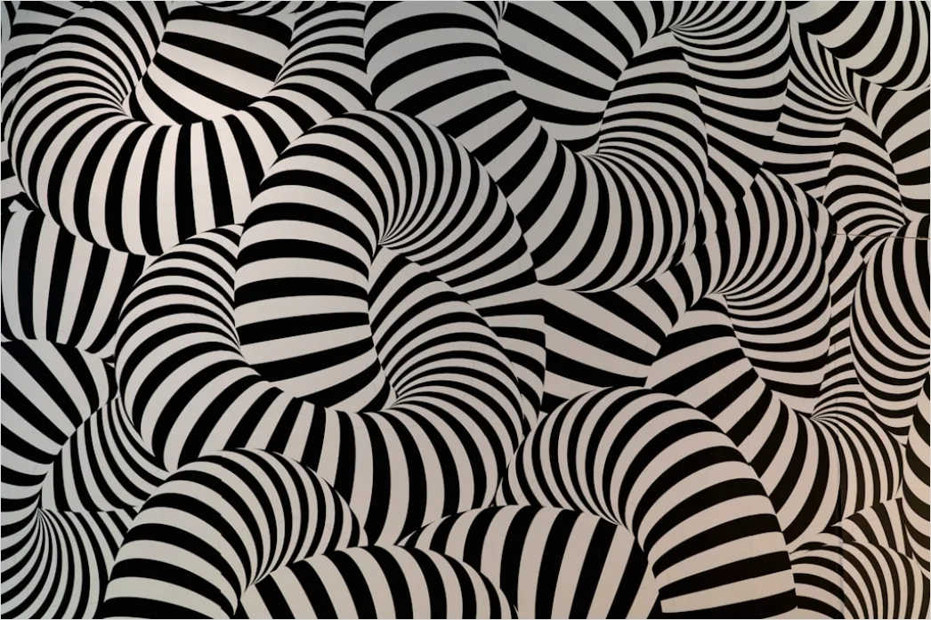 Geometrisches Muster In Schwarz Und Weiss E90b