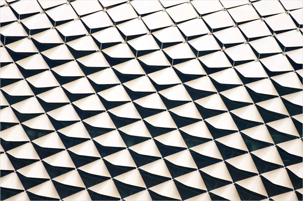 Detail Geometrisches Muster In Schwarz Und Weiß Number 4