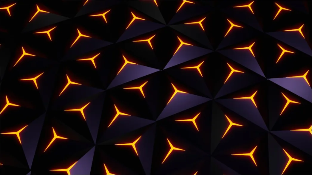 Detail Goldene Geometrische Linien Auf Schwarz Number 13