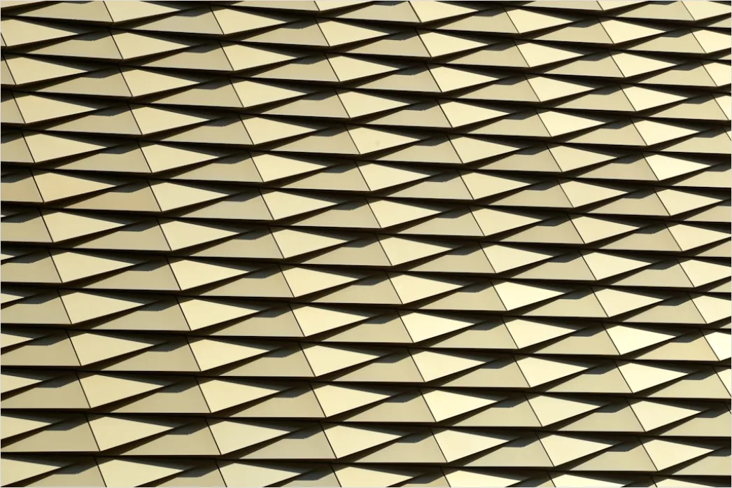 Detail Goldene Geometrische Linien Auf Schwarz Number 6